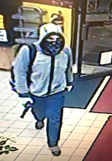 Suspect on the loose after armed robbery in McHenry