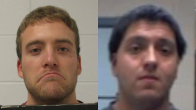 Justin M. Quist, 25, of Libertyville (left) and Luis M. Ramirez, 24, of Mundelein (right)