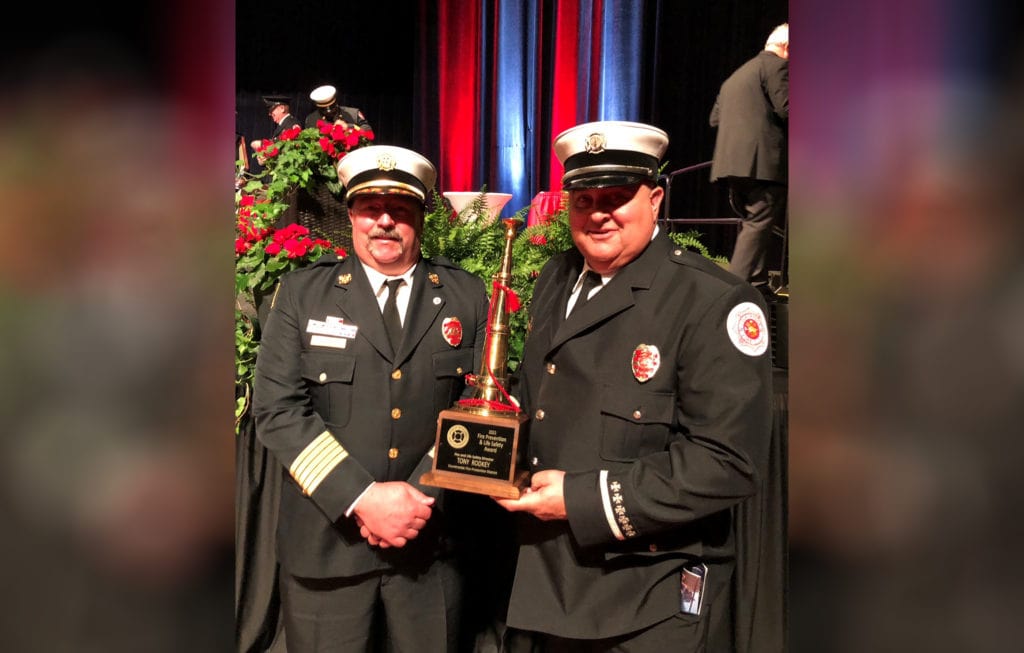 Countryside "Firefighter Tony" receives award for his work in educating