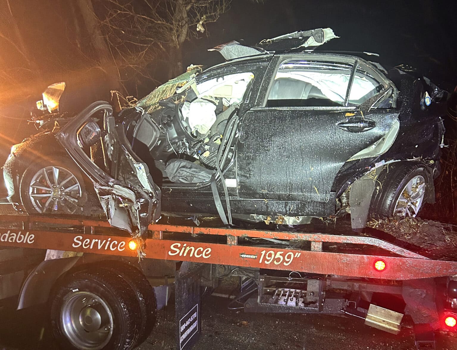 Alleged Drunk Driver Seriously Injured After High-speed Crash Leaves ...