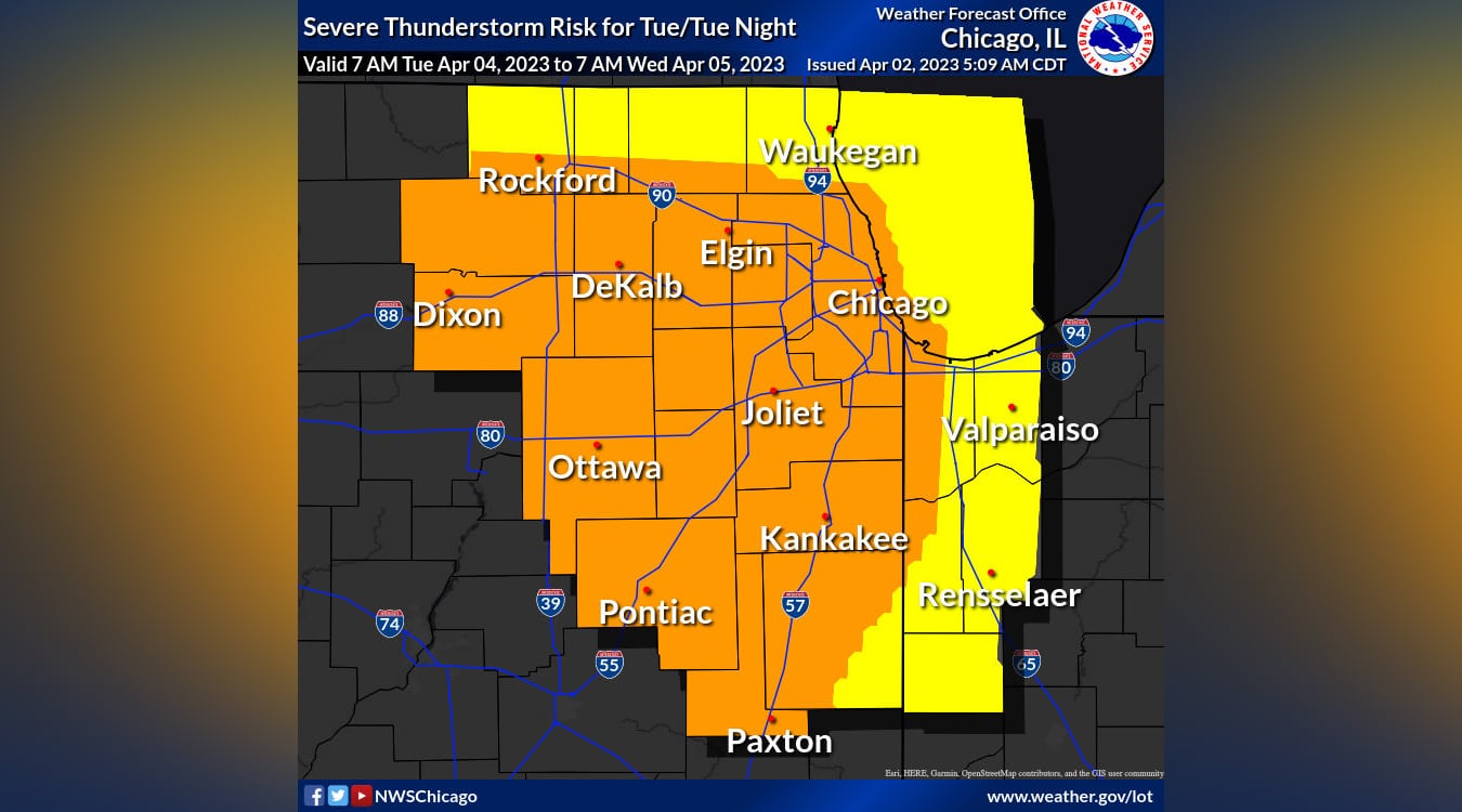 Weather service warns of another round of severe weather, possible ...