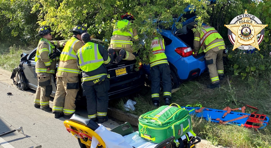 Driver Flown To Hospital With Serious Injuries After Being Trapped In ...