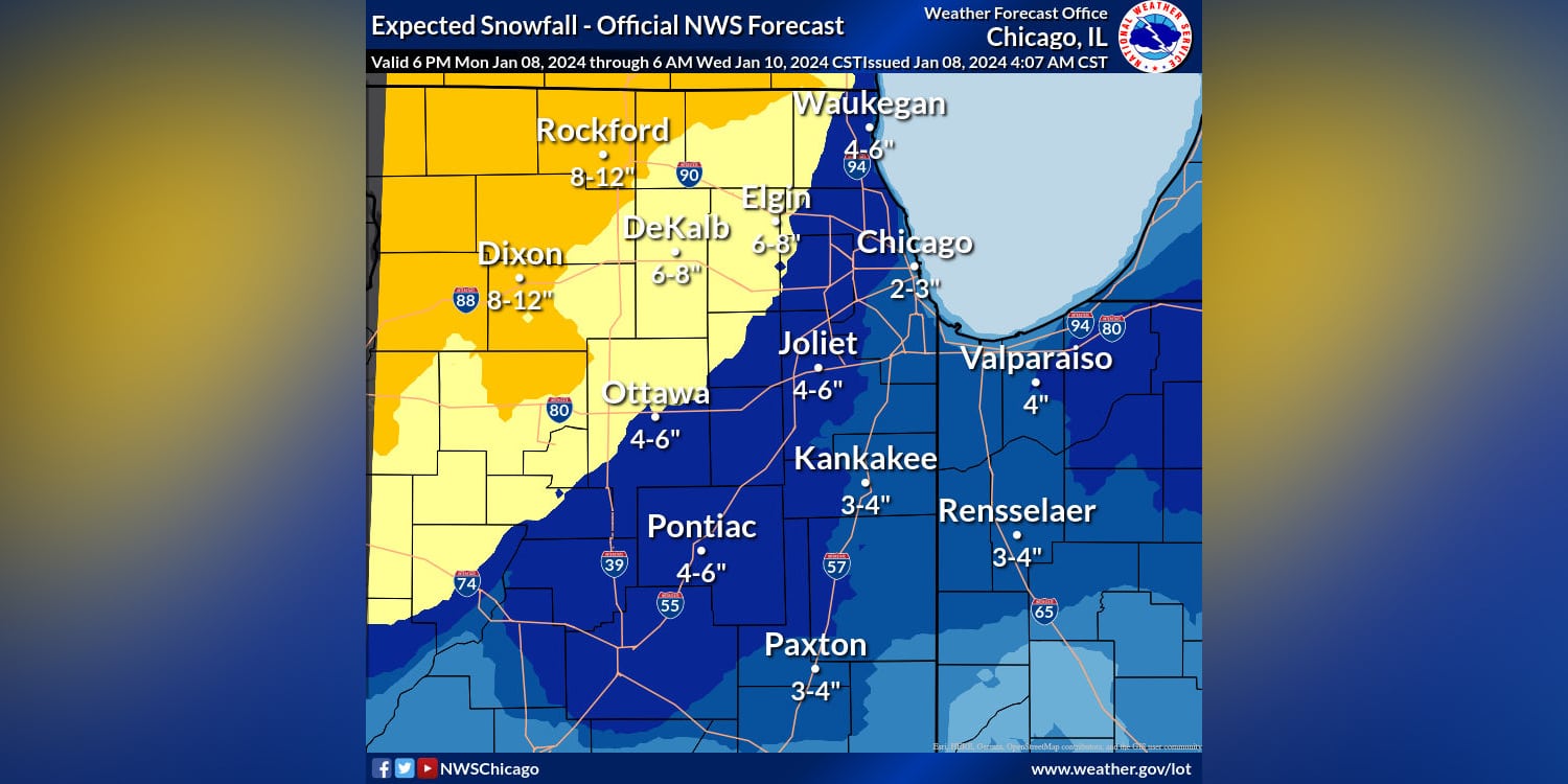 Winter Weather Advisory Issued For Lake, McHenry Counties Ahead Of Two ...