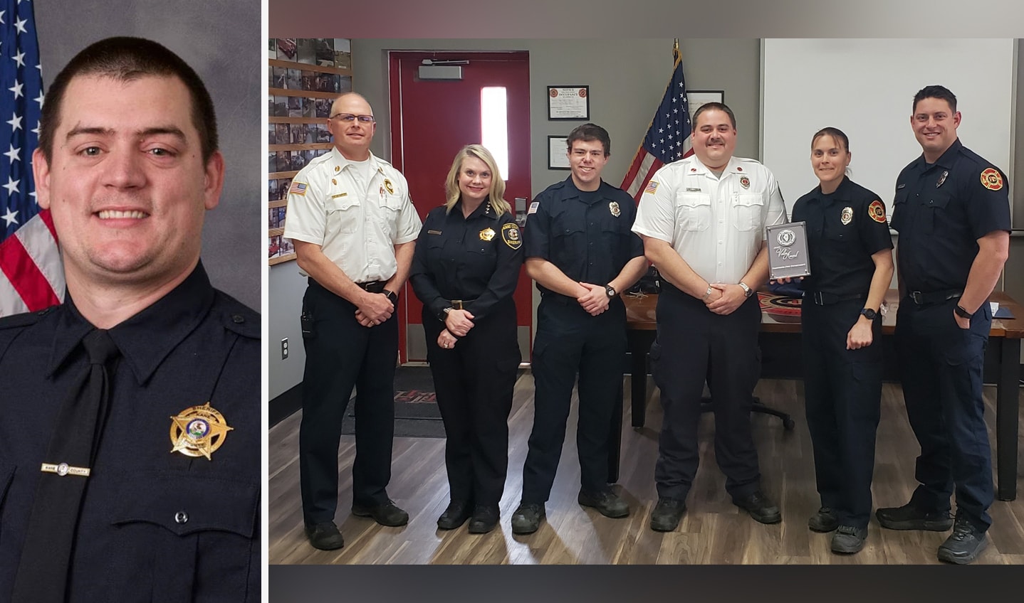 Firefighters awarded for saving life of former McHenry County police ...