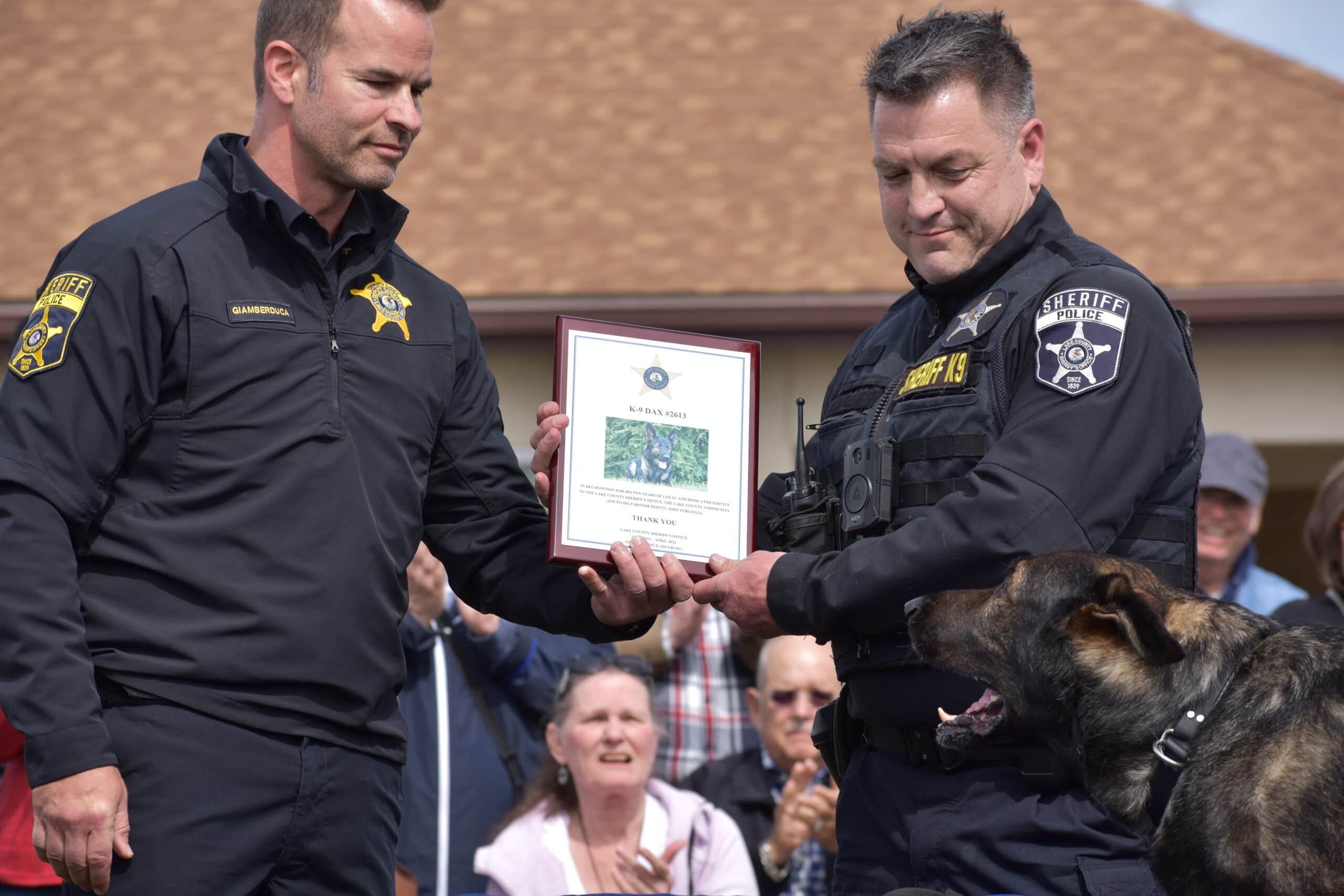 'Truly a special dog': Illinois House honors Lake County Sheriff Canine ...